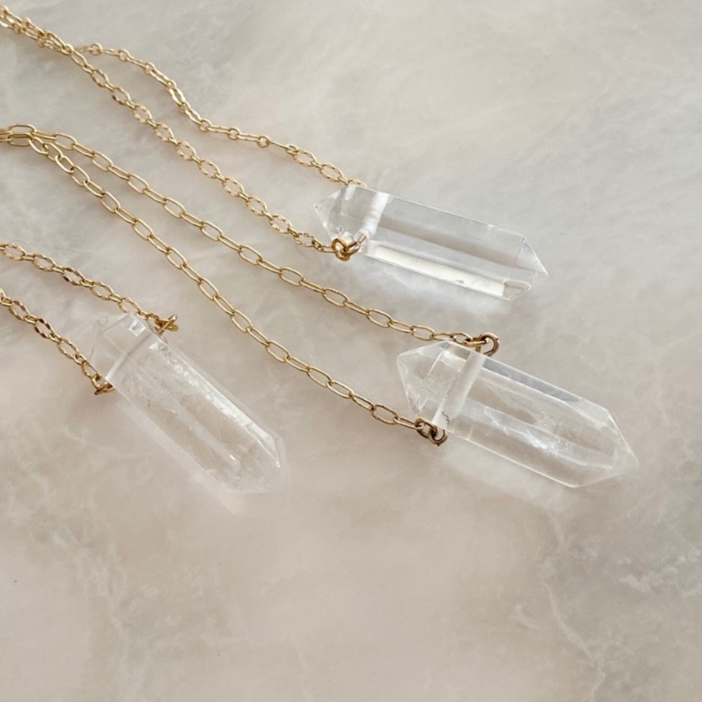 NEW! Double Terminated Quartz Necklace - Picture 7 of 8